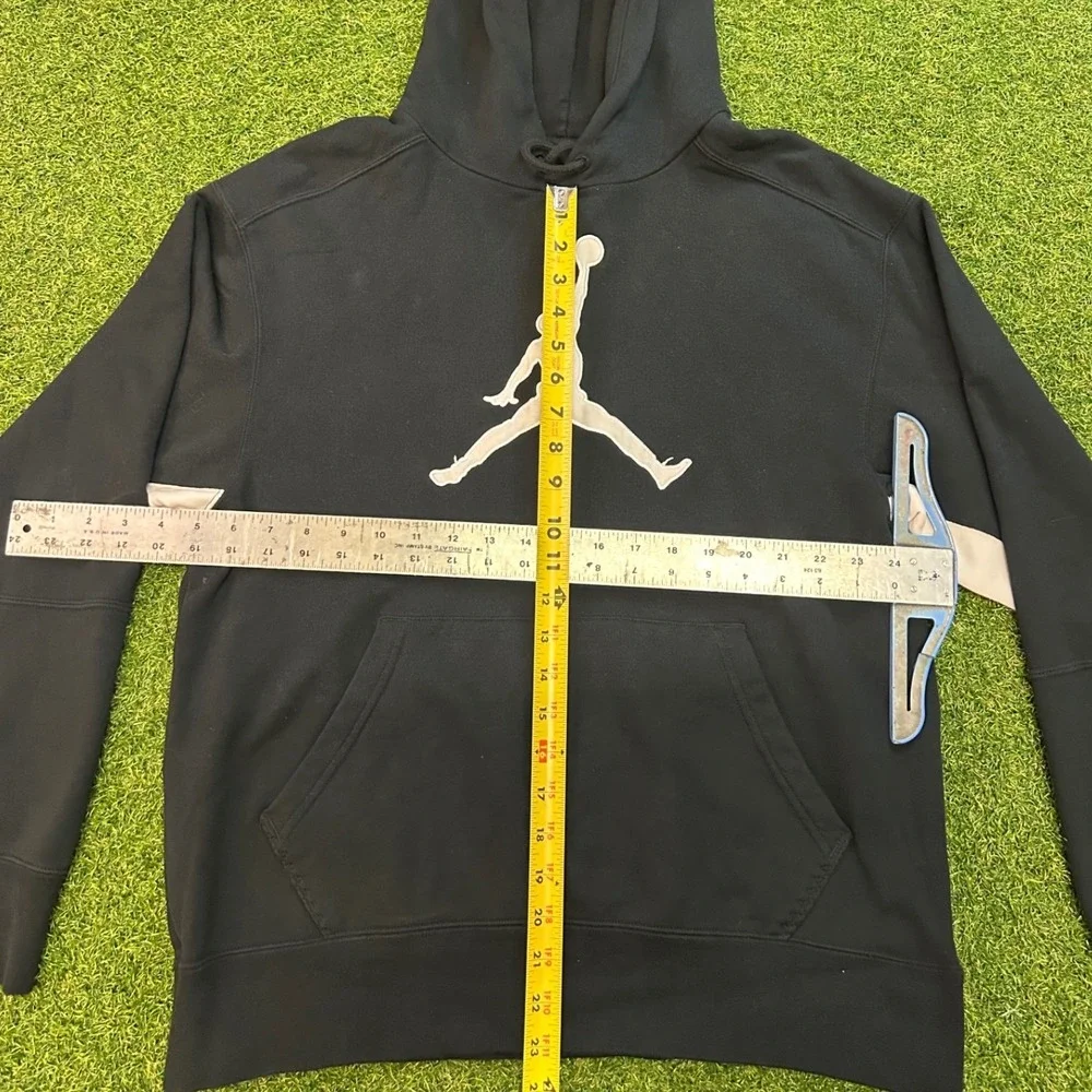 Jordan Jumpman Nike Hoodie Mens Medium Black Yellow White Pullover Sweatshirt